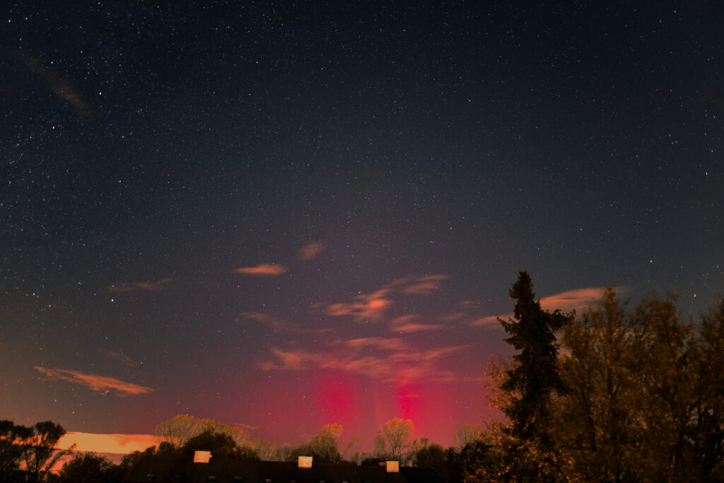 Polarlichter über Bayern